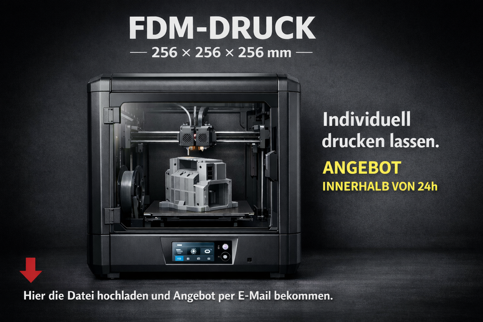 3D-Druck Service – Datei hochladen
